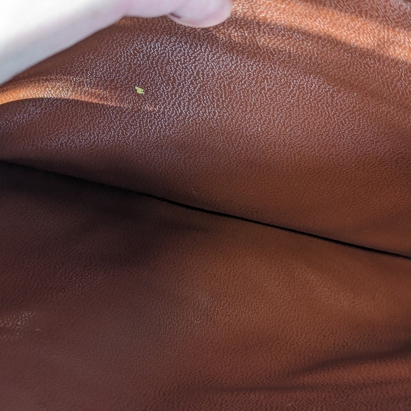 Vintage Made in Canada Brown Leather Handbag - Picture 7 of 12